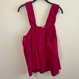 Freshman Fuchsia Sleeveless Blouse